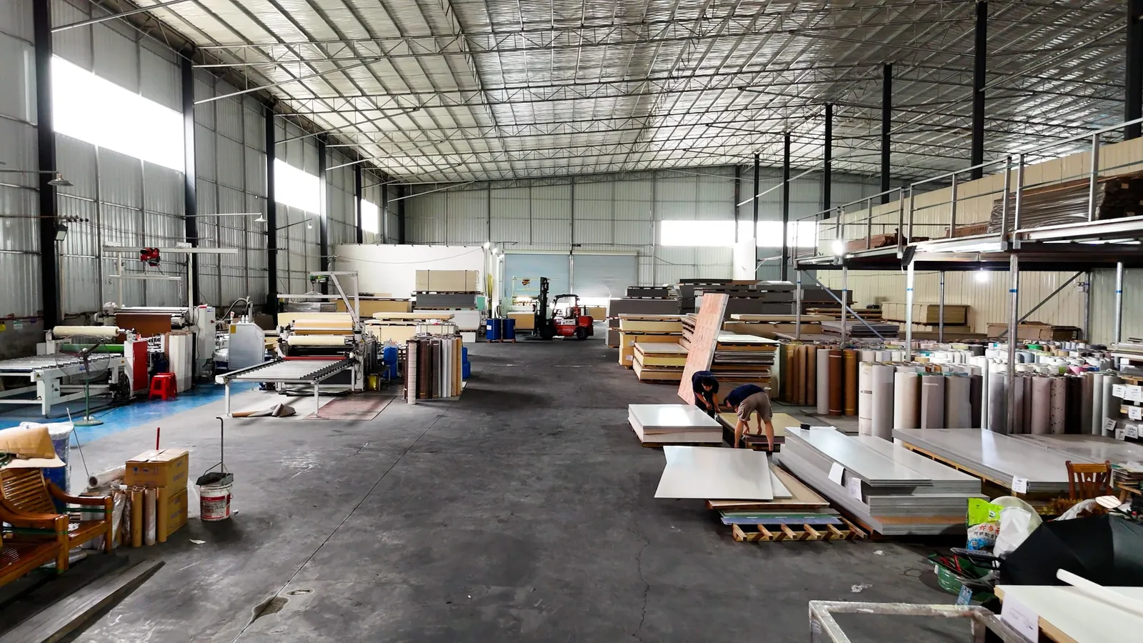 Eysin Board wall panel factory workshop overview